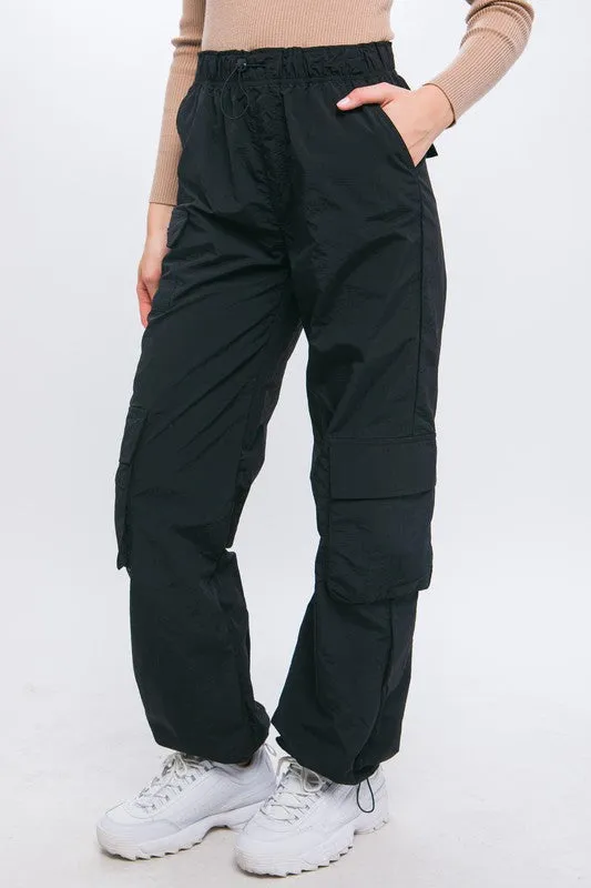 Still Enough Time Parachute Pants
