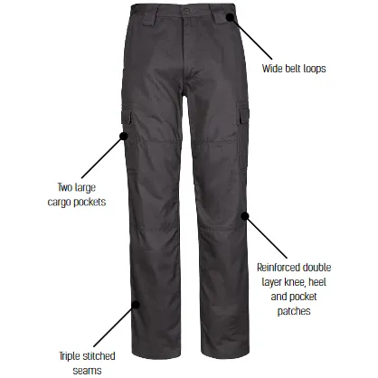 Syzmik Mens Midweight Drill Cargo Pant - Regular (ZW001)