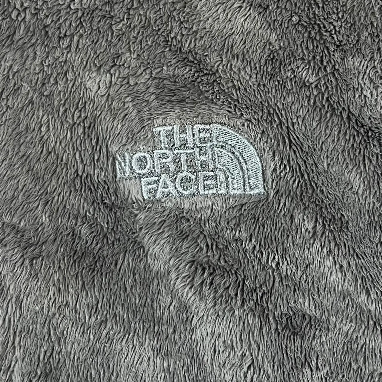 THE NORTH FACE TNF Classic Soft Touch Grey Fleece Zip Sweatshirt Jacket