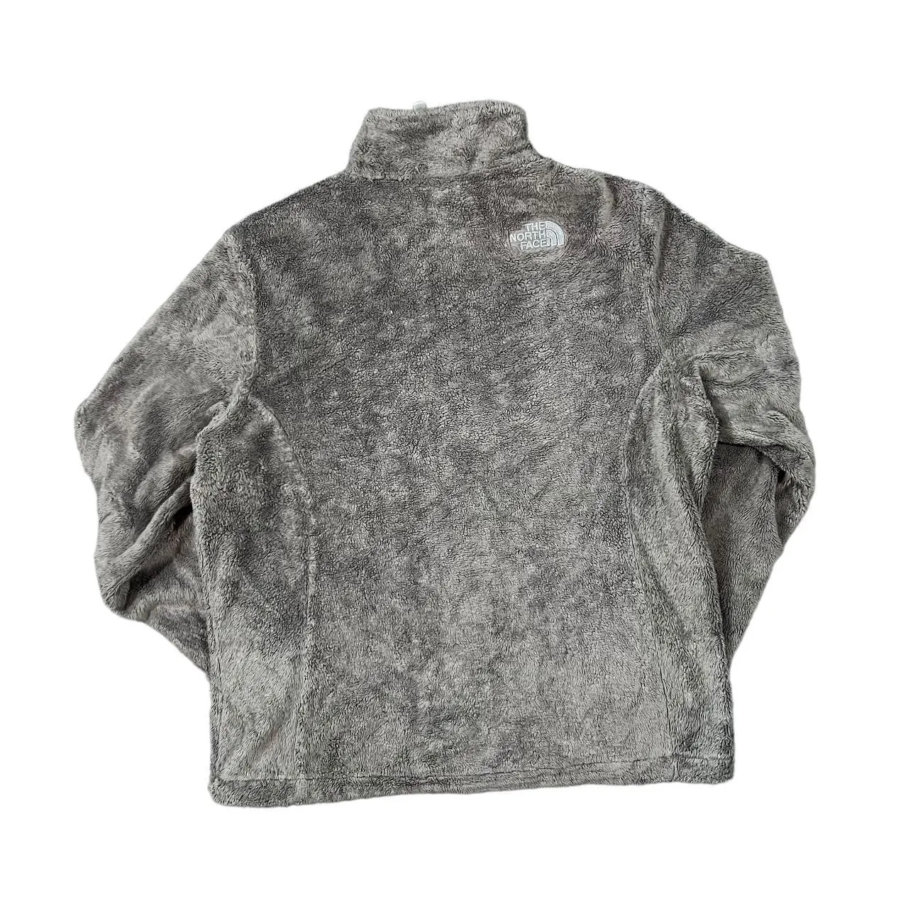 THE NORTH FACE TNF Classic Soft Touch Grey Fleece Zip Sweatshirt Jacket