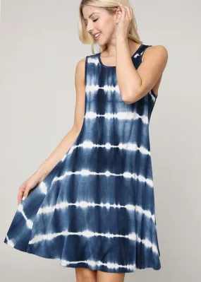 Tie Dye Swing Dress