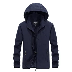 Tommy™ leger stijl waterdicht winddicht met rits parka winterjas