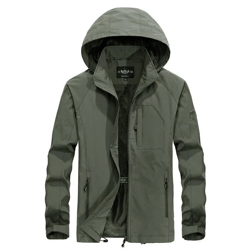 Tommy™ leger stijl waterdicht winddicht met rits parka winterjas