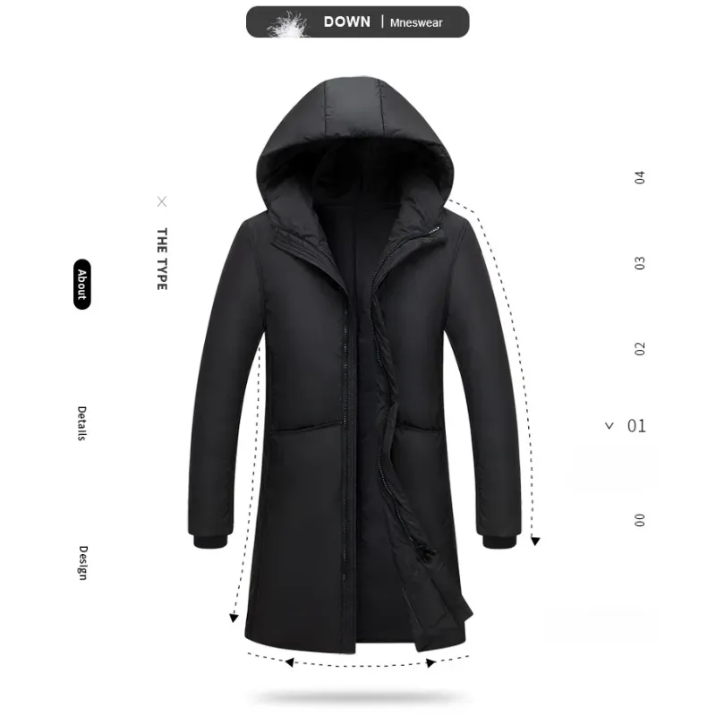 Varhorn - Parka Winterjas Heren – Waterafstotend Lang Model met Capuchon