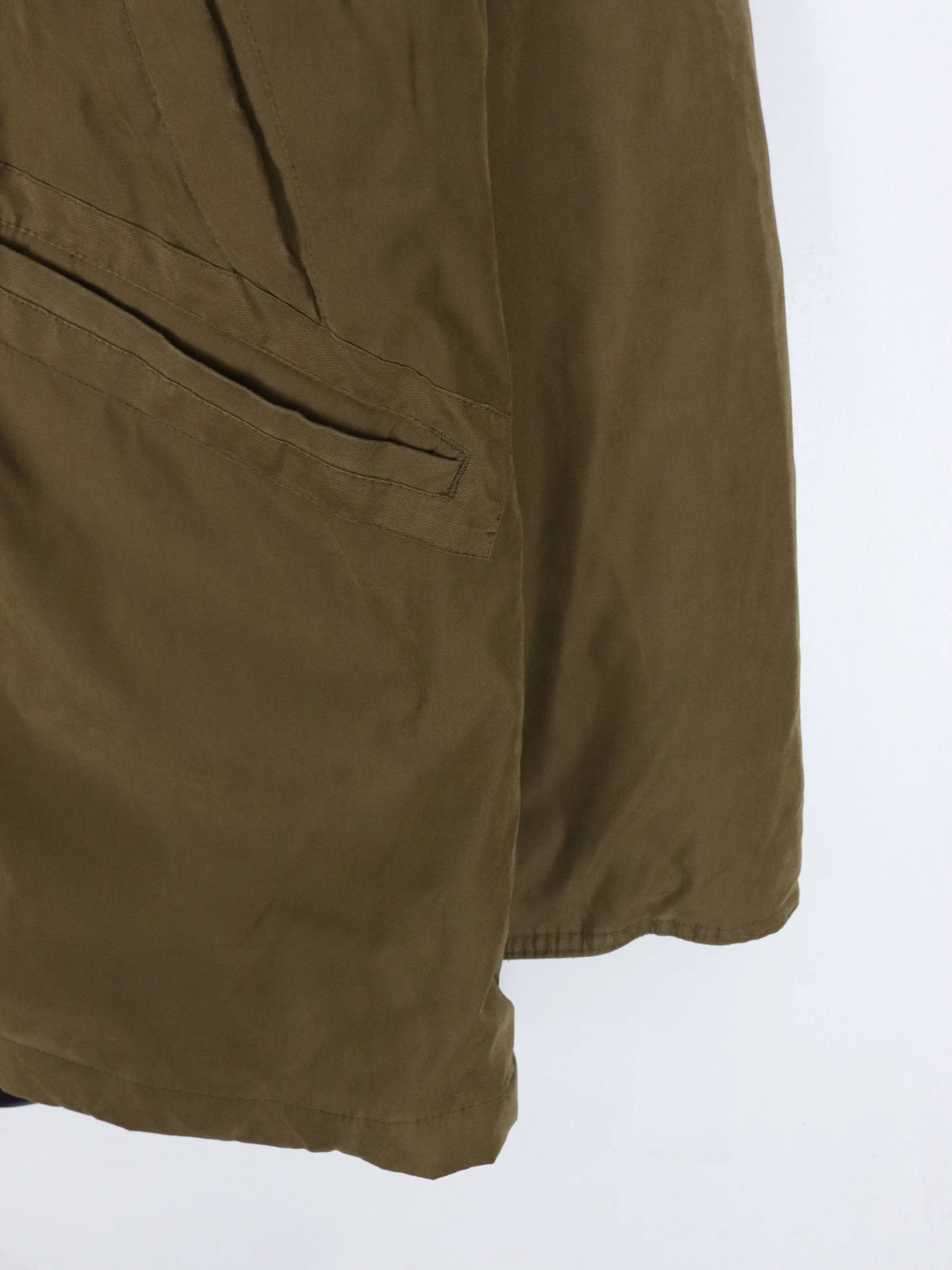Vintage Bill Blass Jacket Mens Large Green Down Coat Parka