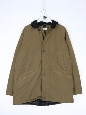 Vintage Bill Blass Jacket Mens Large Green Down Coat Parka