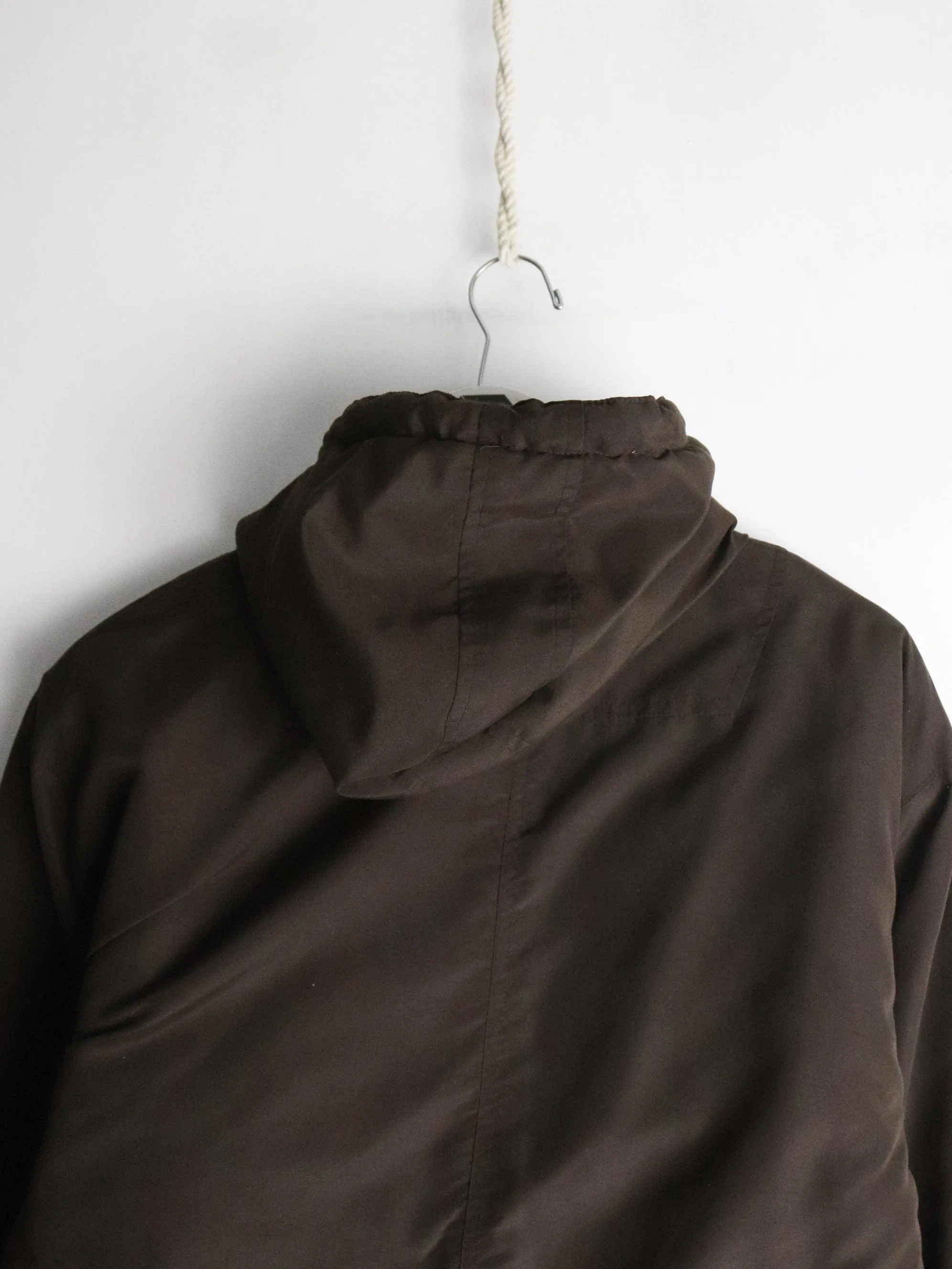 Vintage Club Monaco Jacket Womens Medium Brown Parka