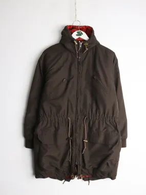 Vintage Club Monaco Jacket Womens Medium Brown Parka