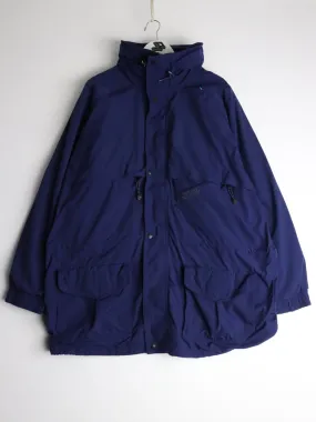Vintage Jansport Jacket Mens Large Blue Parka
