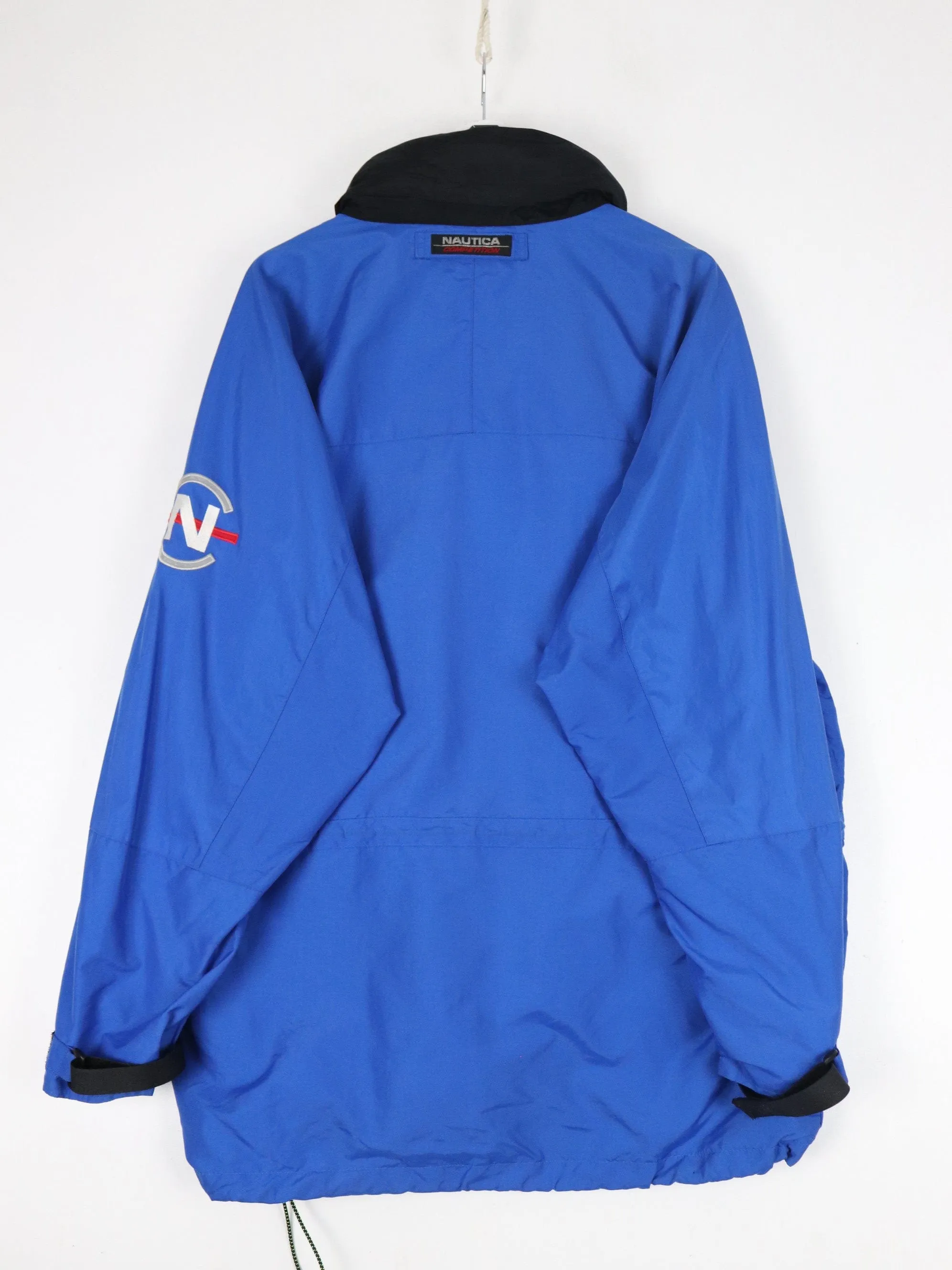 Vintage Nautica Competition Jacket Mens Large Blue Parka 90s