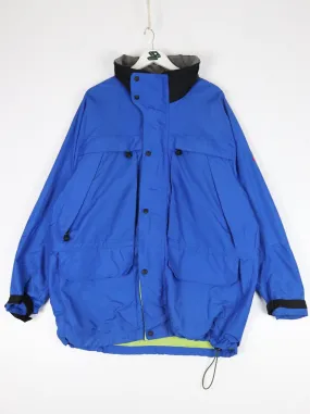 Vintage Nautica Competition Jacket Mens Large Blue Parka 90s