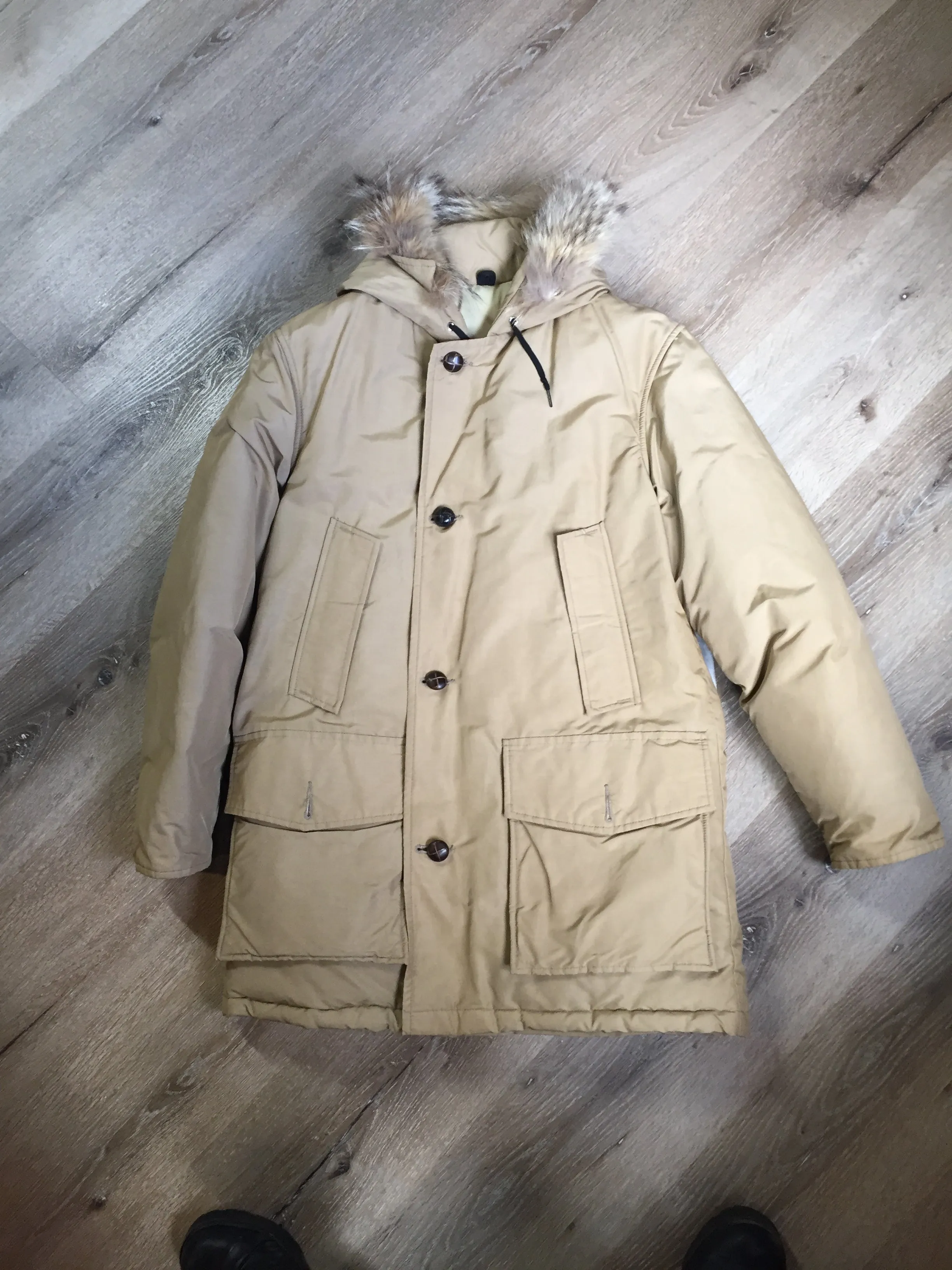 Vintage Woolrich Beige Parka, SOLD