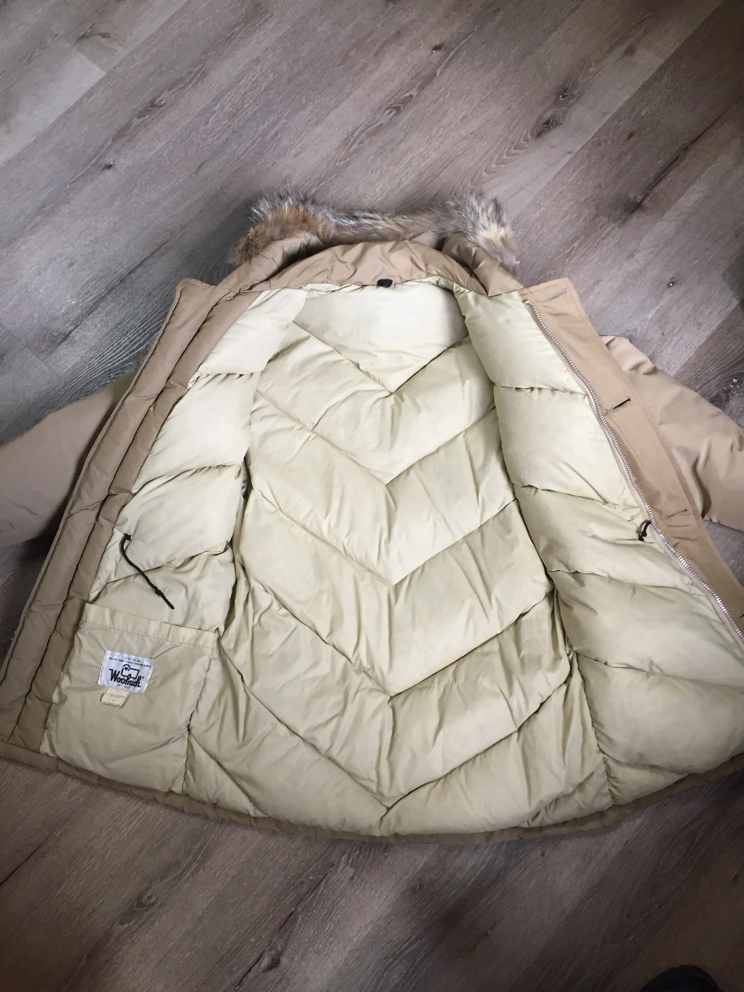 Vintage Woolrich Beige Parka, SOLD