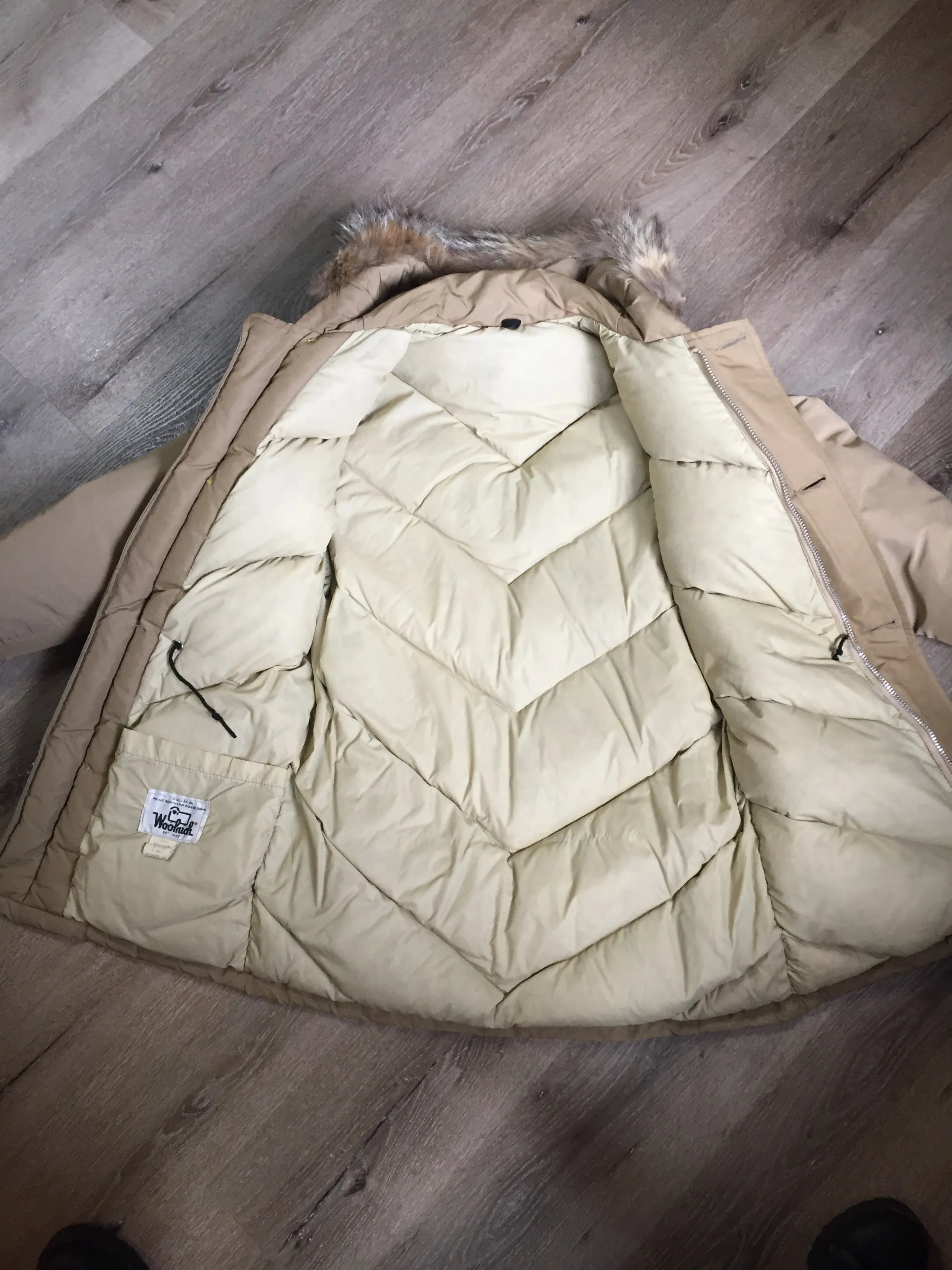 Vintage Woolrich Beige Parka, SOLD