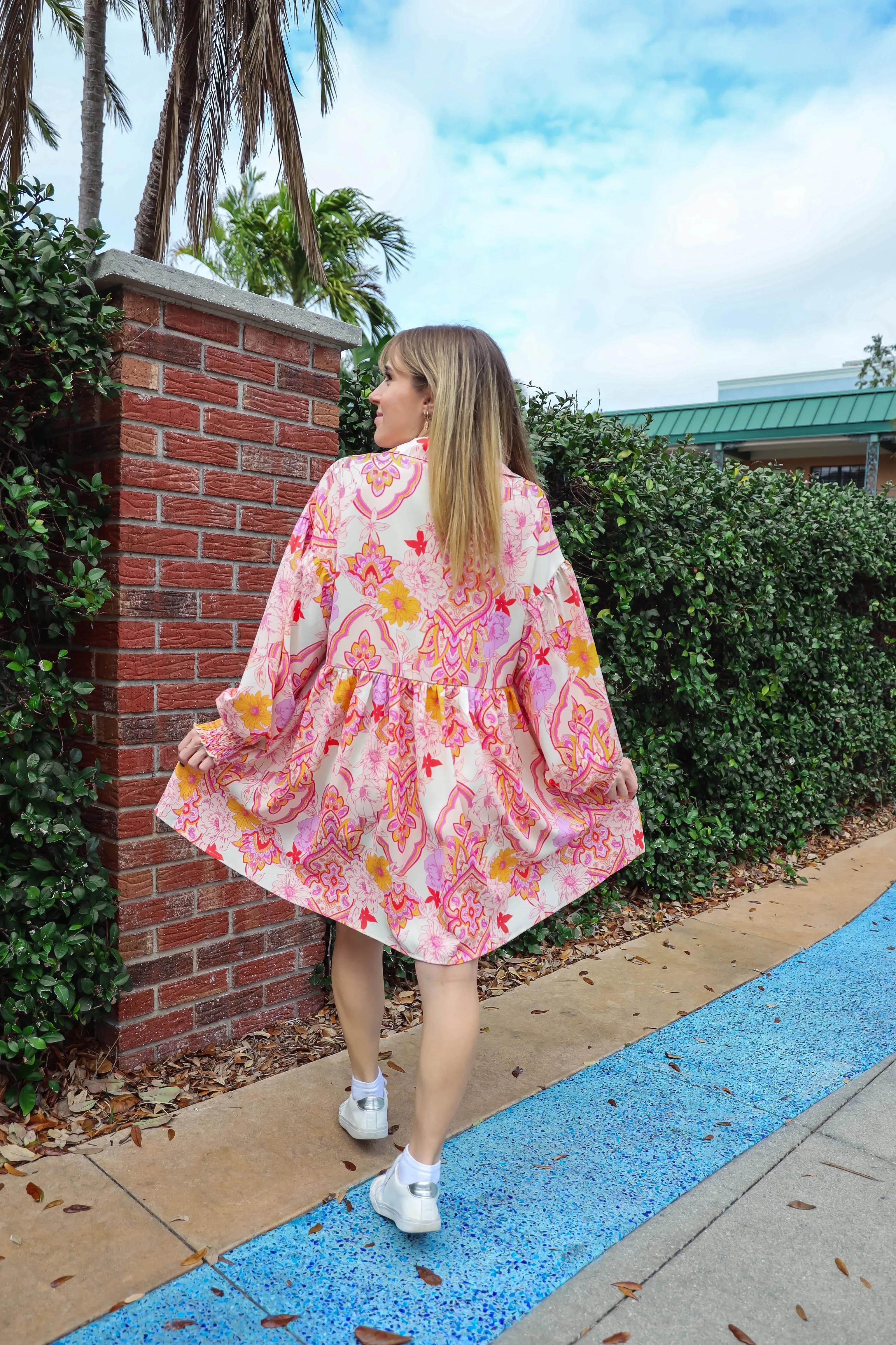 Whimsy Mini Shirt Dress