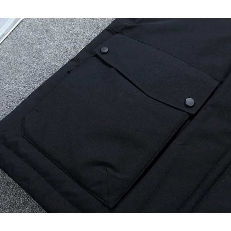 Wintold - Parka Winterjas Heren – Gevoerd met Afneembare Capuchon en Bontkraag