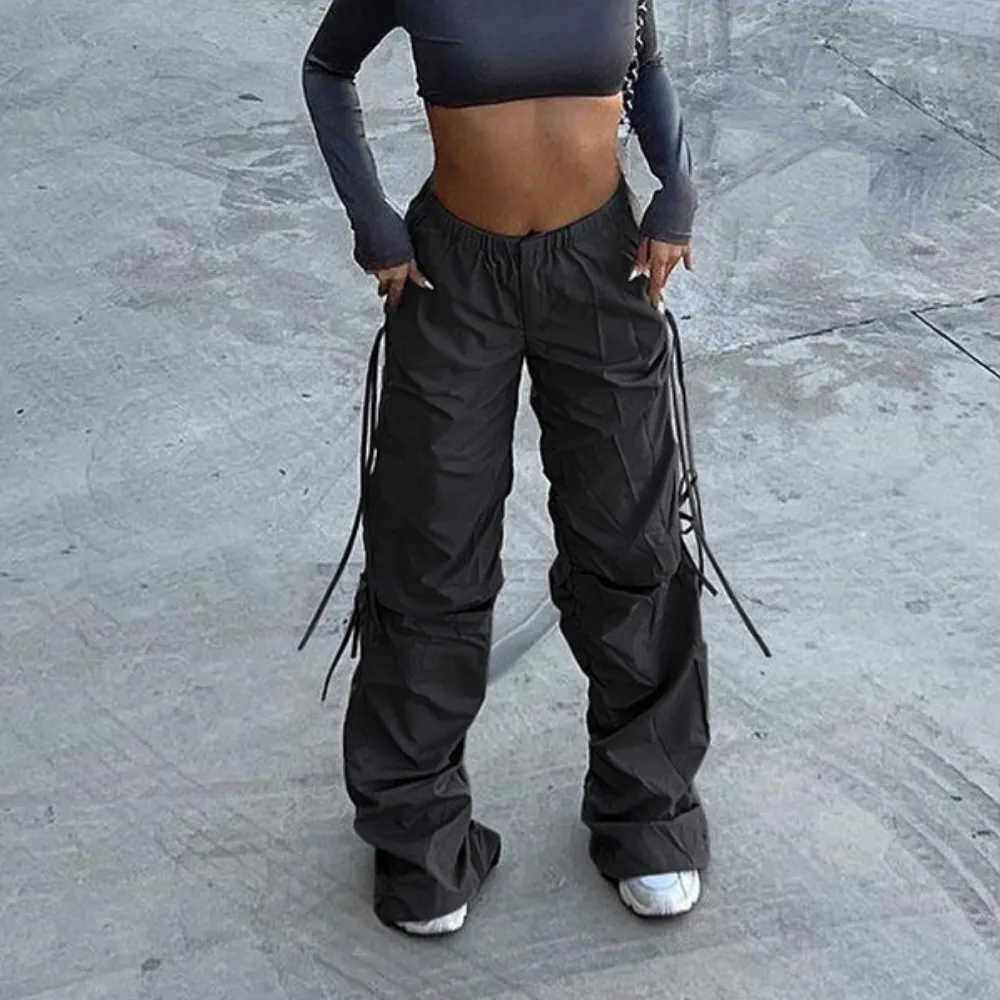 Women's Street Drawstring Cargo Pants