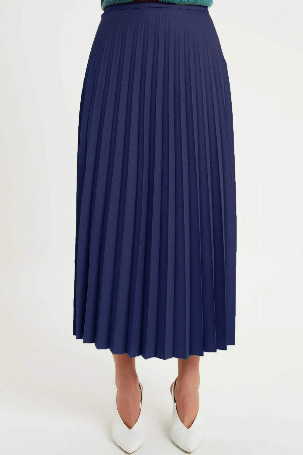 ZRF Women Pleated Basic Skirt - Indigo - Sint-Truiden